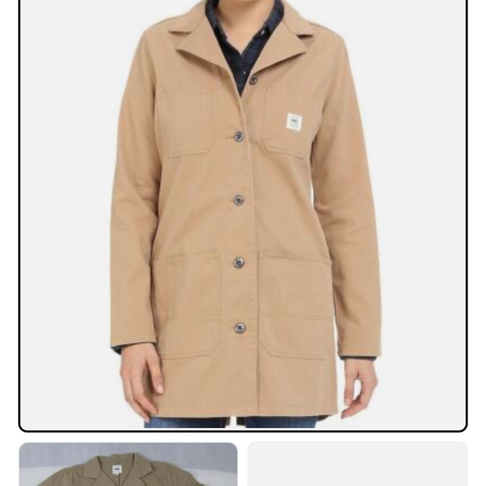 VANS DAMEN ROCKO HELLBRAUN/KHAKI UTILITY JACKE